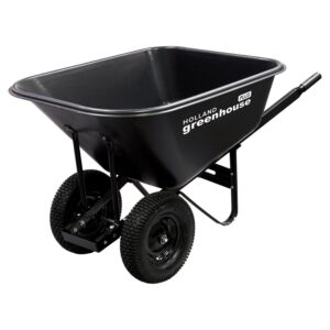 BROUETTE 10' CUBE NOIR 2 ROUES