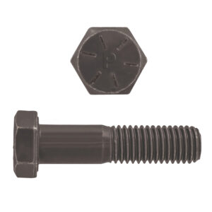 BOULON HEX GR8, UNC 1/4 X 2 1/2 NOIR