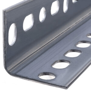 FER PLAT TROUÉ 1-3/8" X .074" X 36" GALV.