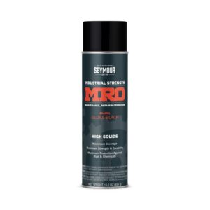 PEINTURE AÉROSOL MRO NOIR LUSTRÉ (SEYMOUR)