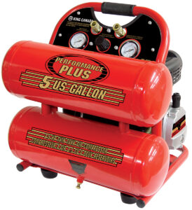 COMPRESSEUR À AIR À DEUX RESERVOIRS DE 5 GALLONS (KING)