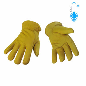 GANT DE CONDUITE PEAU JAUNE THINSULATE MEDIUM