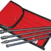 KIT DE 4 FRAISES ROTATIVES CARBURE 1/4'' X 6''