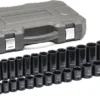 ENSEMBLE DOUILLES 1/2''DR 3/8''-1-1/2'' (39 PCS)