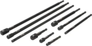 ENS. D'ADAPTATEURS DE DOUILLES À CHOCS (9 PCS)