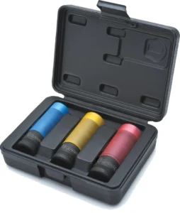 JEU DOUILLE IMPACT PROTEC. ROUE MÉTRIQUE 1/2''DR (3PCS)