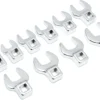 CLÉS PIED-DE-BICHE 3/8''DR 10MM-19MM (10 PCS)