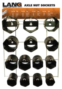 PRÉSENTOIR DOUILLES ÉCROUS D'ESSIEU (14 PCS)