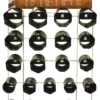 PRÉSENTOIR DOUILLES ÉCROUS D'ESSIEU (22 PCS)
