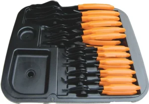 PINCE À CIRCLIP INT. ET EXT. (12 PCS) -LANG-