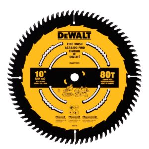LAME PRÉCISION TRIM, 10" X 80 DENTS (DEWALT)