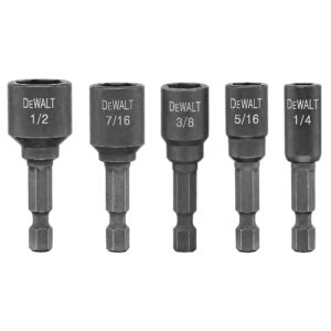 TOURNE-ÉCROUS MAGNÉTIQUE (5 PCS) DEWALT
