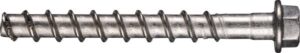 VIS À BÉTON KWIK HUS-EZ KH-EZ INOX 316 1/4" X 2" (HILTI)