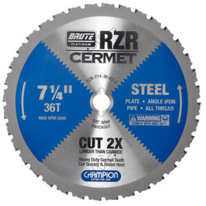 LAME 7-1/4'' 36D CERMET (CHAMPION)