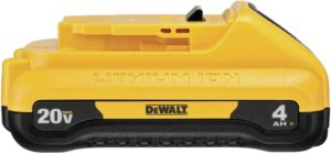 BATTERIE 4AH COMPACTE LITHIUM-ION (DEWALT)
