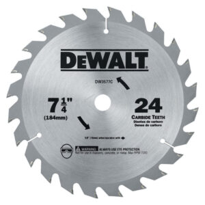 LAMES DE SCIE 7-1/4'' X 24 DENTS (DEWALT)