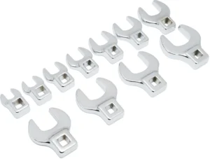 CLÉS PIED-DE-BICHE 3/8''DR 3/8''-1'' (11 PCS)