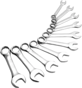 ENSEMBLE DE CLÉS COMBINÉES COURTES MÉTRIQUES (10 PCS)