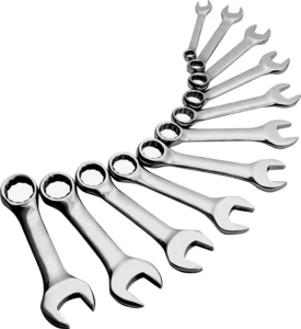 ENSEMBLE DE CLÉS COMBINÉES COURTES SAE (11 PCS)