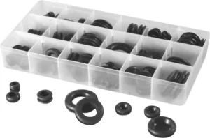 ENSEMBLE OEILLETS CAOUTCHOUC (125 PCS) ATD